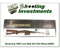 [SOLD] Browning 1885 Low Wall 243 XXX Wood ANIB